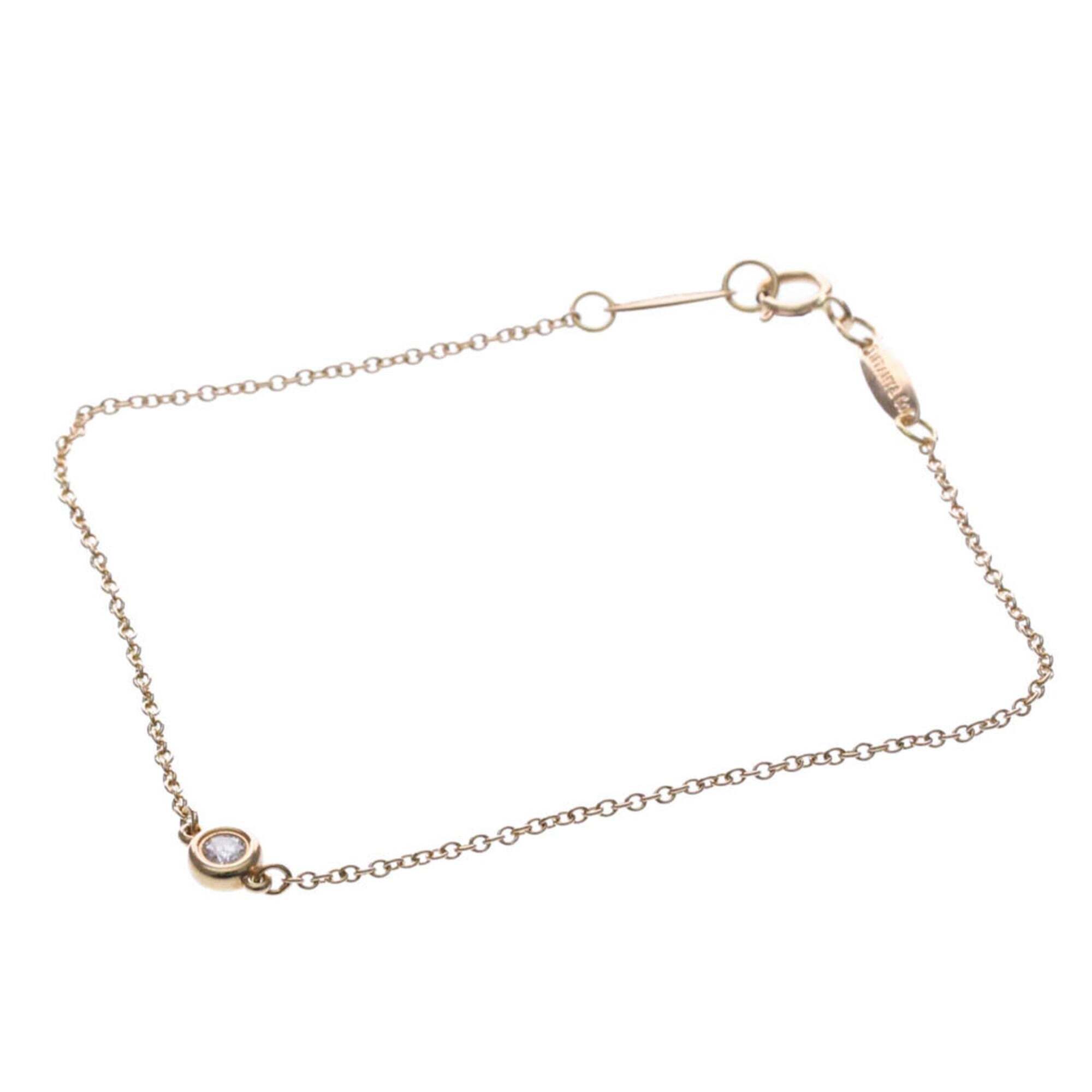 Tiffany 18k Gold Diamond Charm Bracelet 1320$